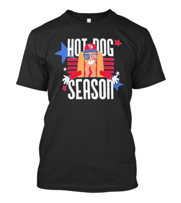 Hot Dog Season Jarrett Allen Patriotic Fun T-Shirt