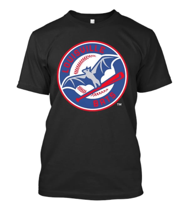 Louisville Bats MiLB Baseball Bat And Flying Bat T-Shirt