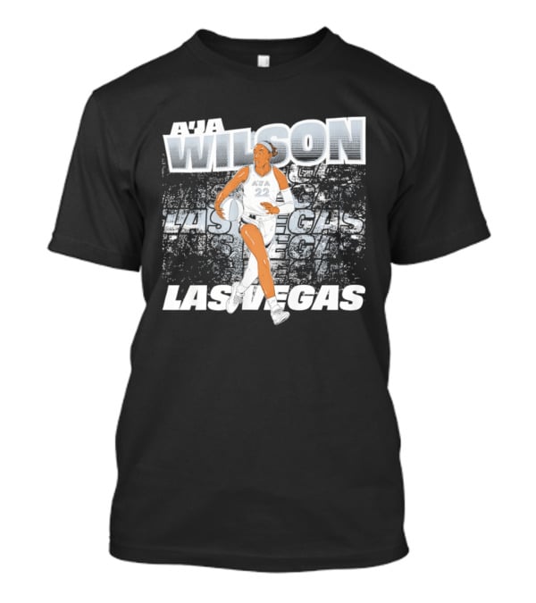 A'ja Wilson 22 Las Vegas Basketball Star T-Shirt