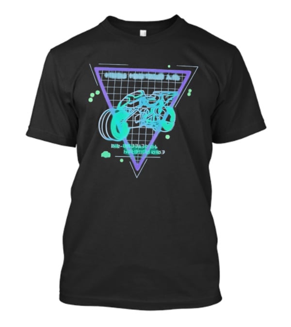 Air Wheeler A9 Final Fantasy XIV Retro Neon Aesthetic T-Shirt