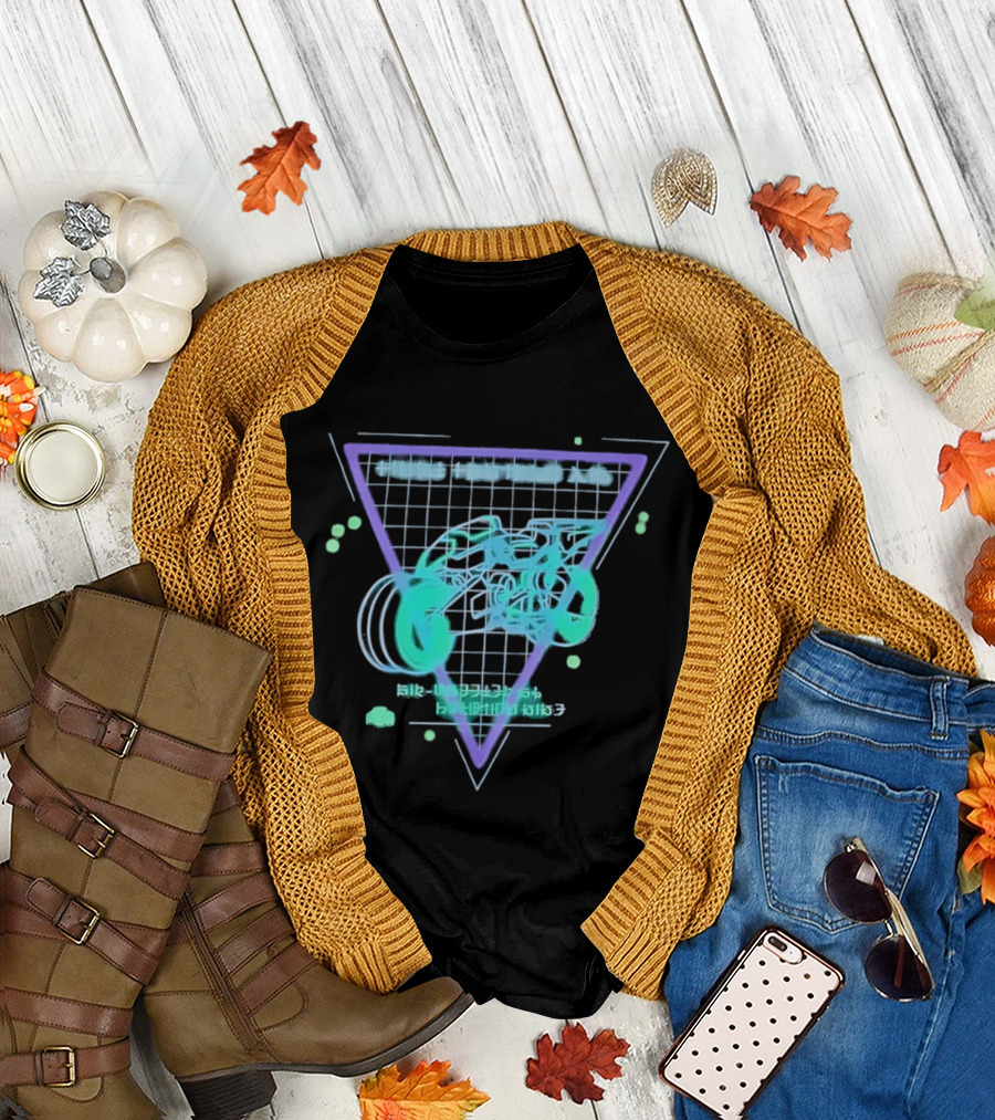 Air Wheeler A9 Final Fantasy XIV Retro Neon Aesthetic T-Shirt