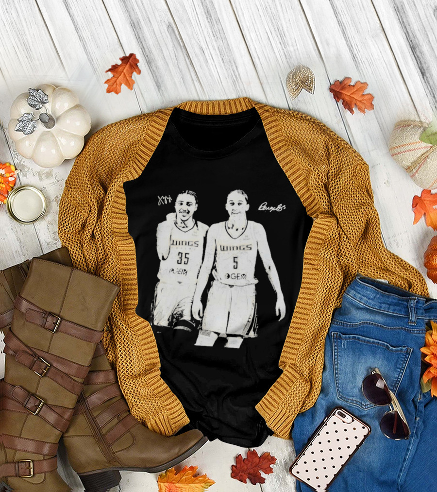 Azzi Fudd Paige Bueckers Basketball Number 35 5 WNBA T-Shirt