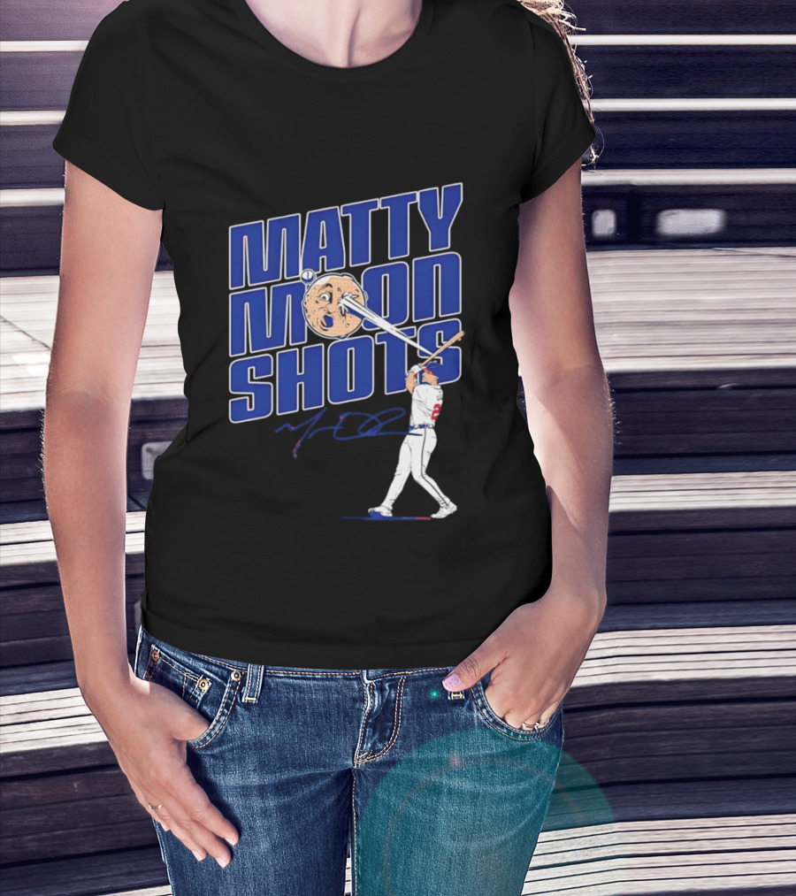 Matty Moonshots Matt Olson Baseball Signature Chop House Atlanta T-Shirt