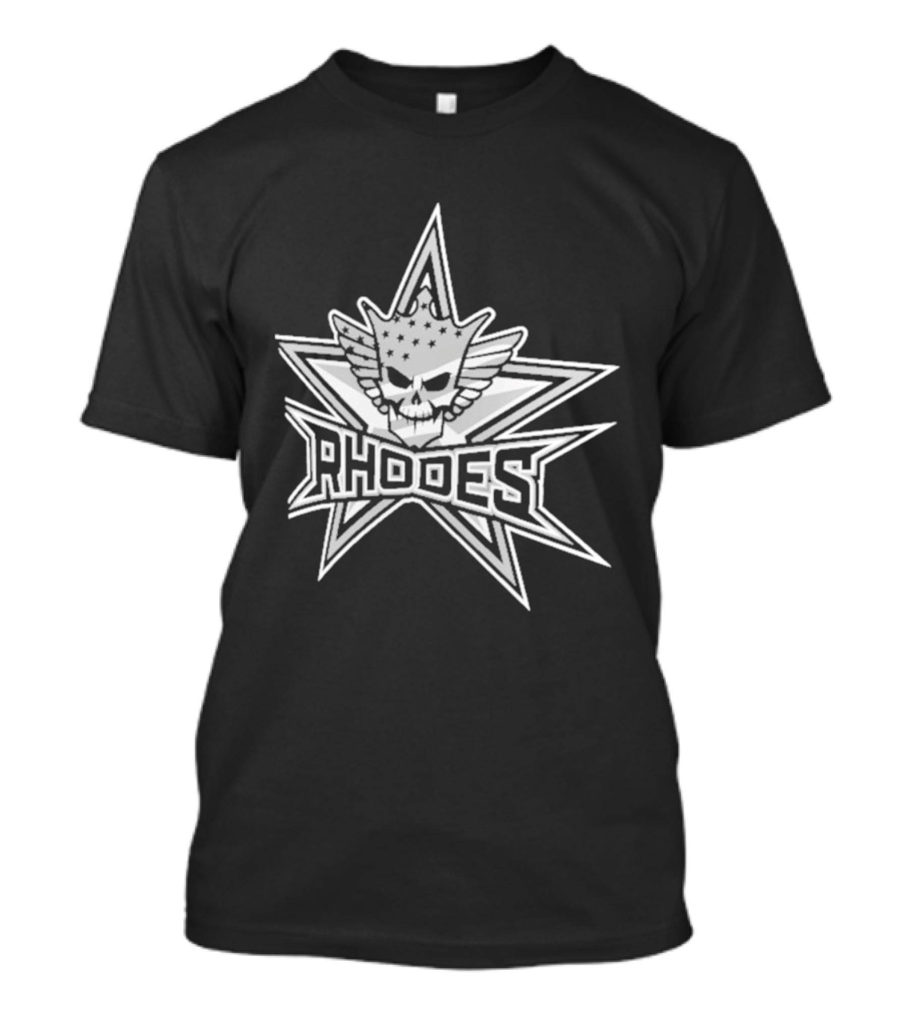 Rhodes Skull Crown Star Crest T-Shirt