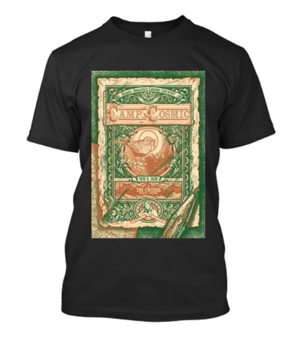 Daniel Donato's Cosmic Country Camp Cosmic May 8 2026 The Caverns Pelham Tennessee T-Shirt
