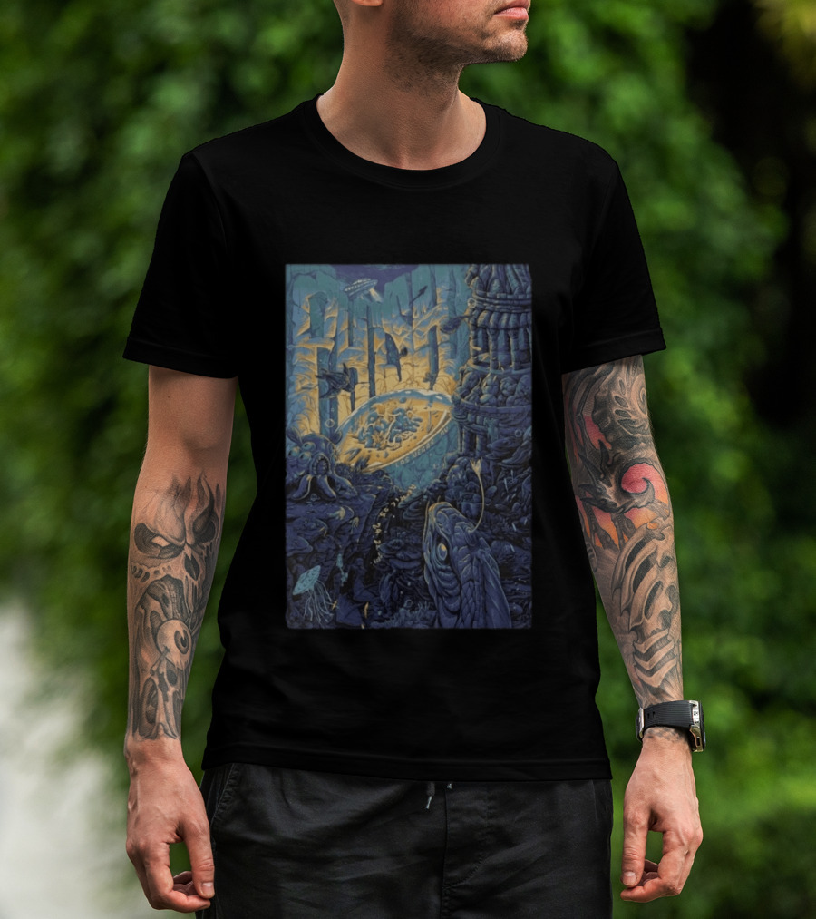 Phish 4 25 2026 Las Vegas NV Underwater Concert T-Shirt