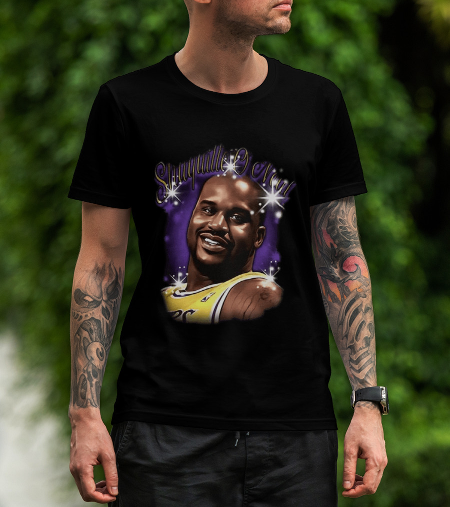 Shaquille O'Neal Los Angeles Lakers Number 34 Twinkle T-Shirt