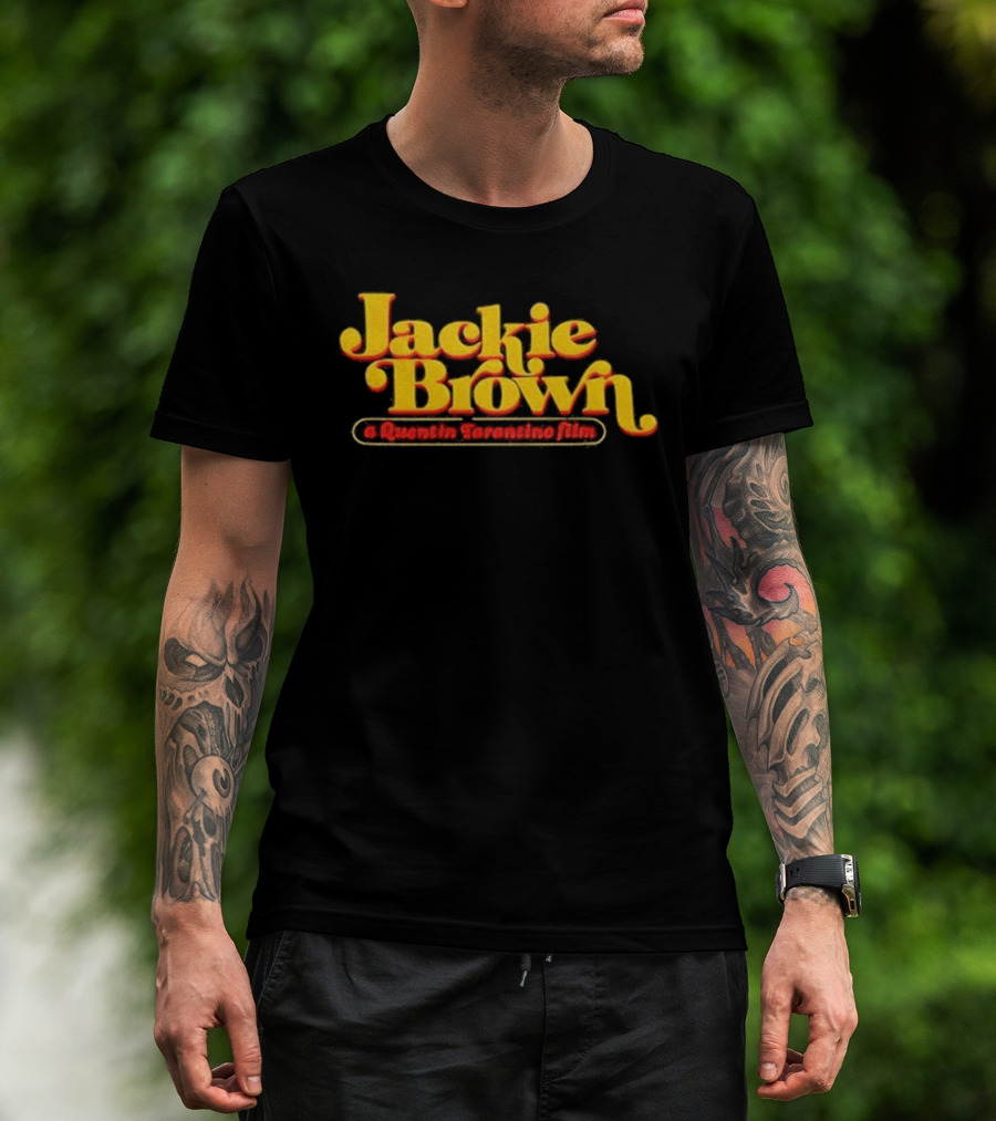 Jackie Brown Quentin Tarantino Film Title T-Shirt