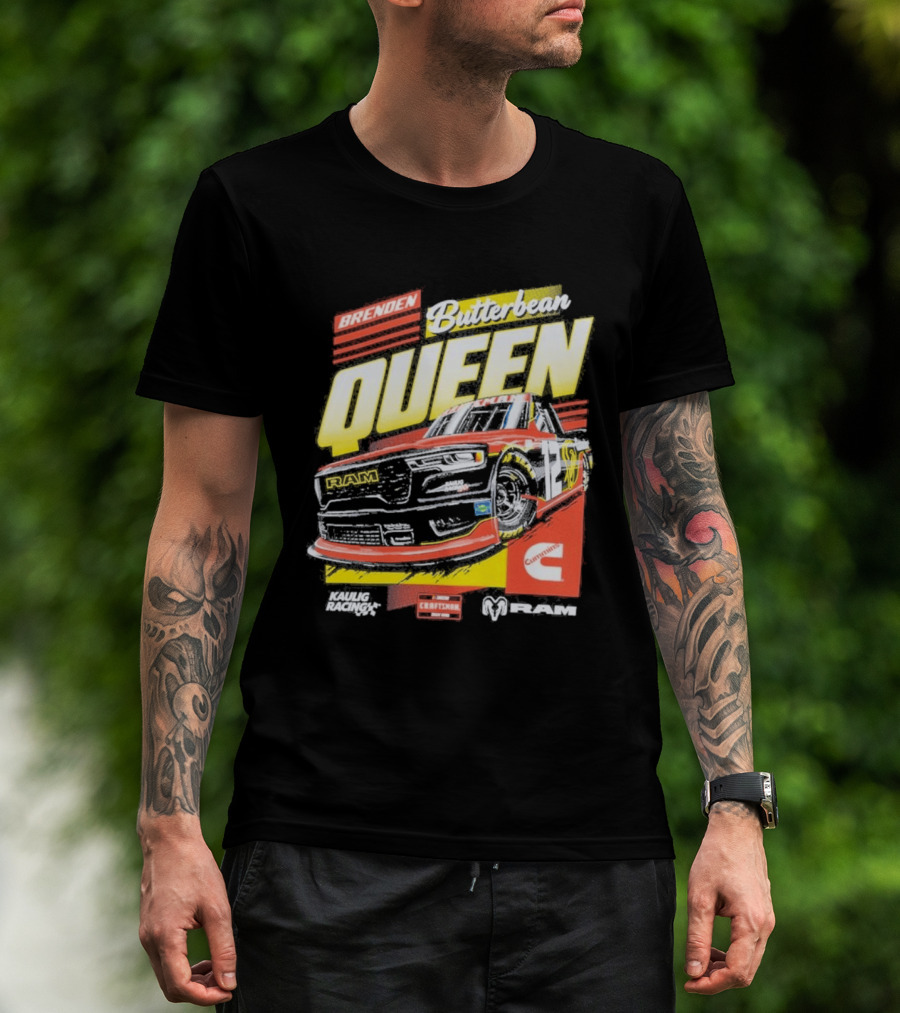 Brenden Butterbean Queen Kaulig Racing Cummins Cottonelle NASCAR Car T-Shirt