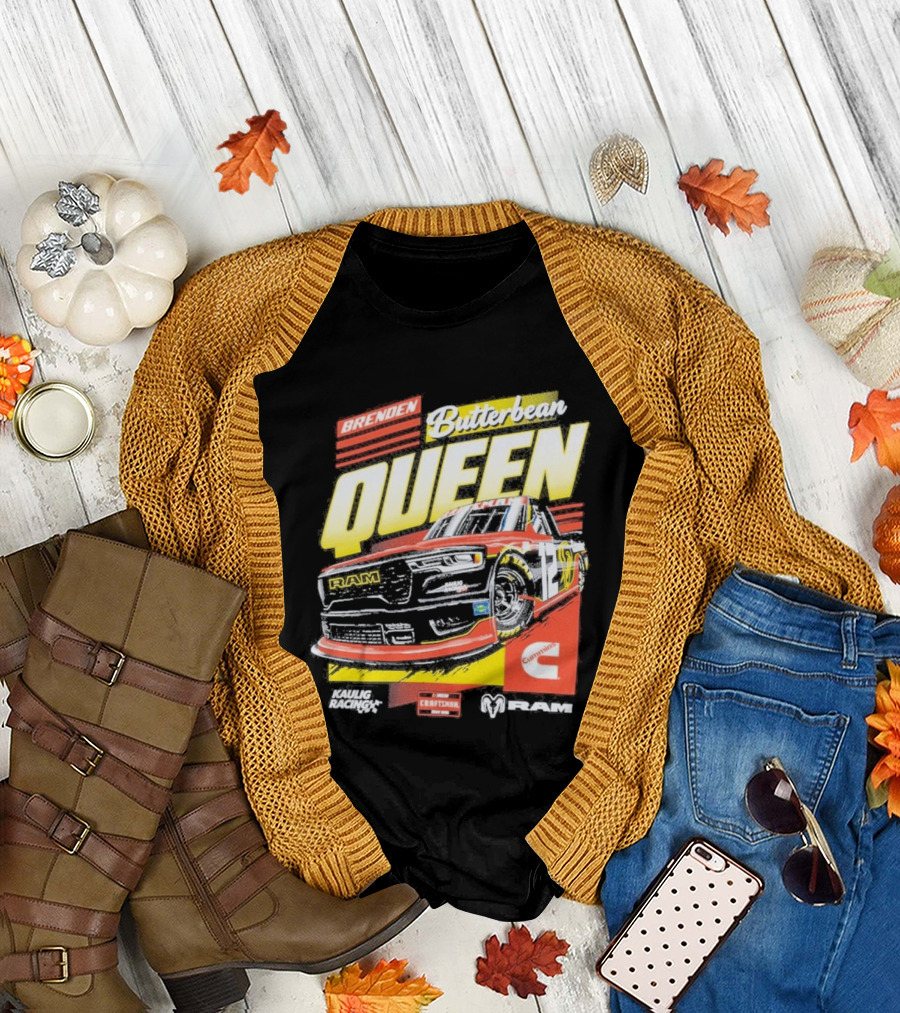 Brenden Butterbean Queen Kaulig Racing Cummins Cottonelle NASCAR Car T-Shirt
