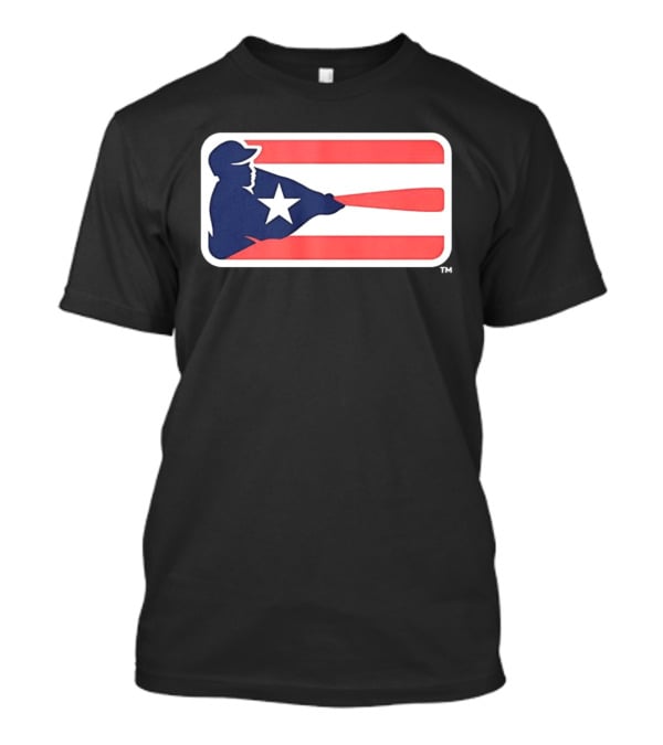 Liga De Béisbol Profesional Roberto Clemente MLB Puerto Rico Flag Baseball Player Star T-Shirt