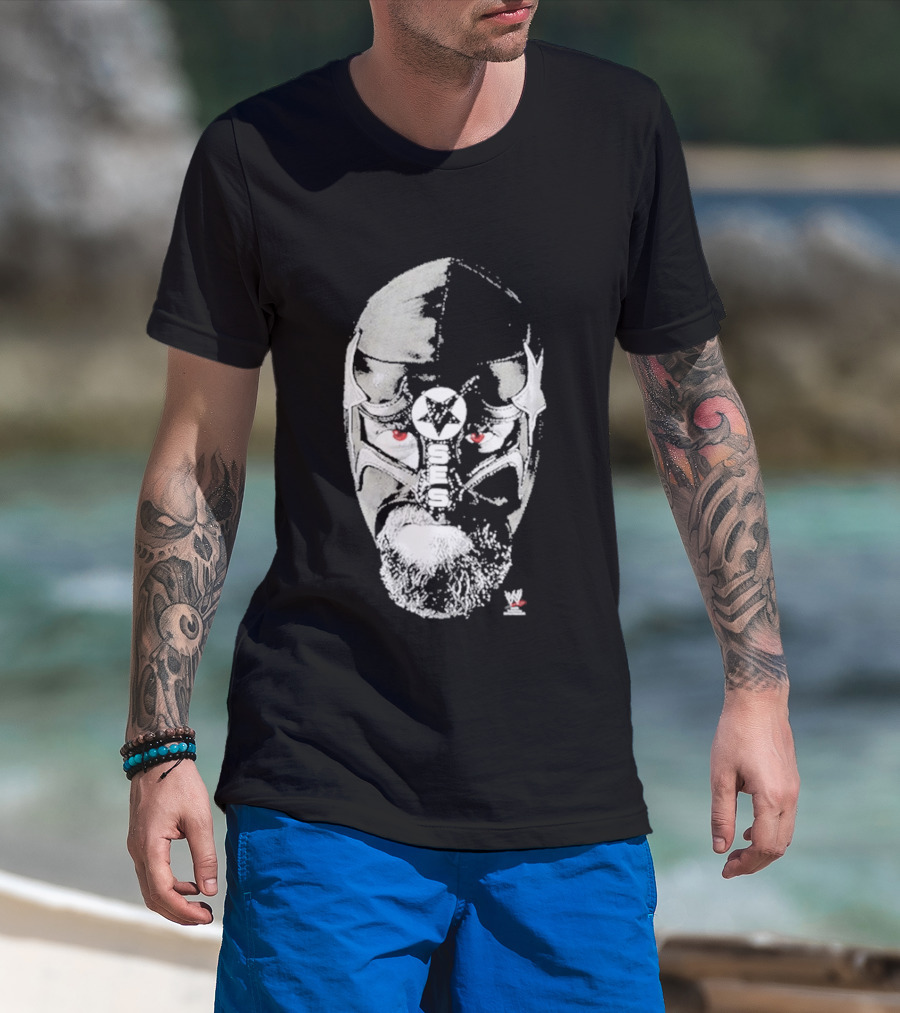 WWE CM Punk Mask Way Of Life Face Paint T-Shirt