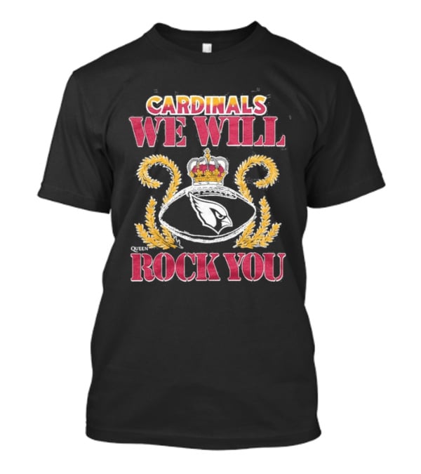 Arizona Cardinals 2026 We Will Rock You Queen Tri Blend Homage T-Shirt