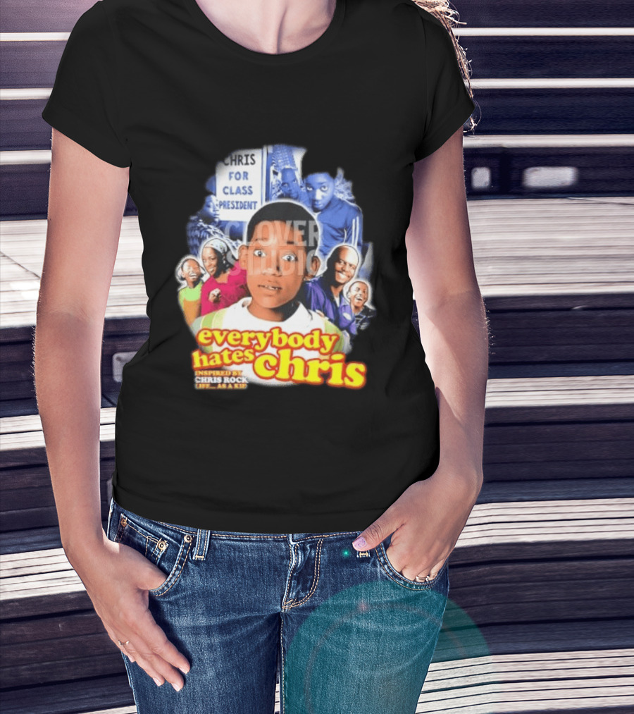 Everybody Hates Chris Inspired By Chris Rock Chris For Class President T-Shirt
