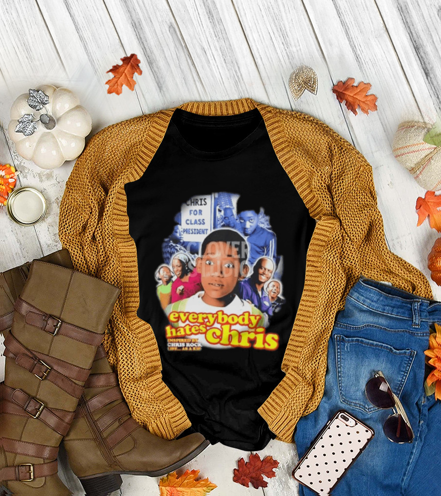 Everybody Hates Chris Inspired by Chris Rock Chris for Class President T-Shirt