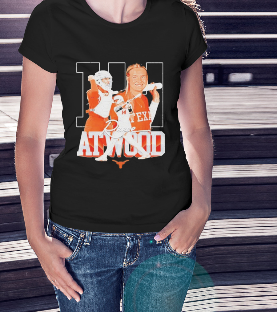 Texas Longhorns Reese Atwood 14 Sports T-Shirt