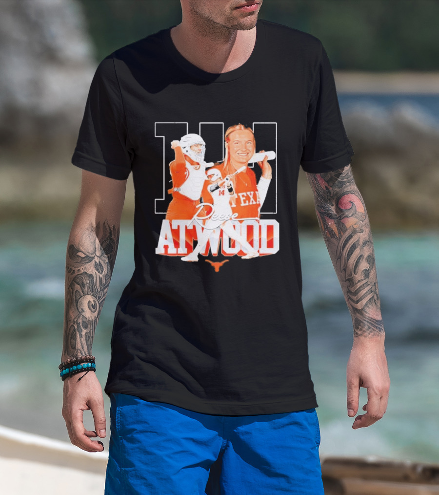 Texas Longhorns Reese Atwood 14 Sports T-Shirt