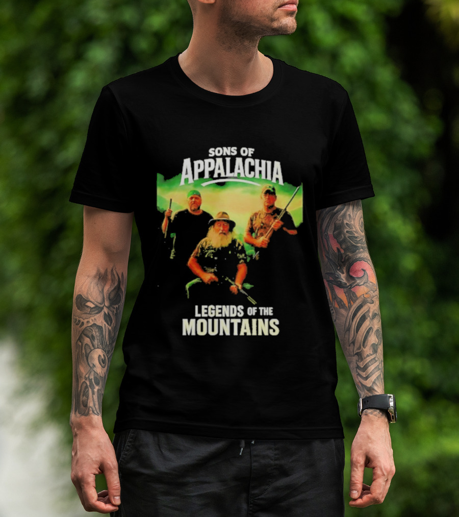 Sons Of Appalachia Legends Of The Mountains Rugged Wilderness Guardians T-Shirt