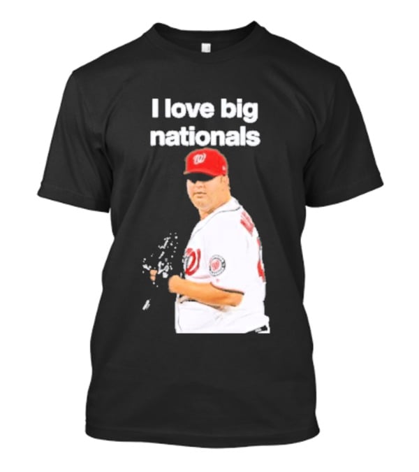 I Love Big Nationals Baseball Matt Albers T-Shirt
