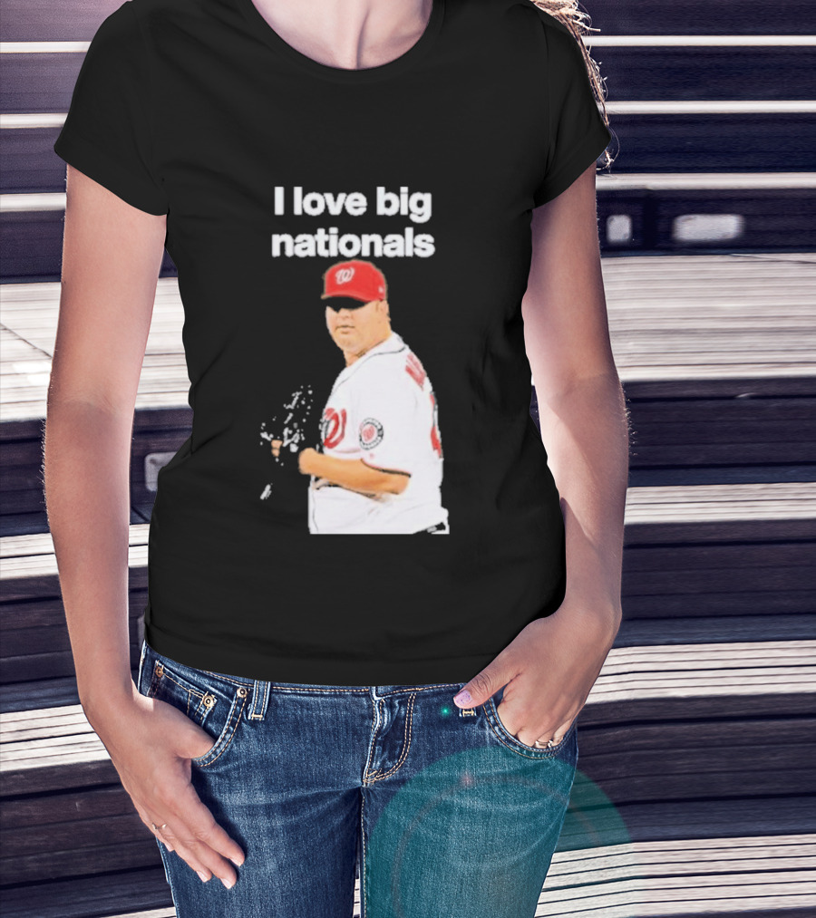 I Love Big Nationals Baseball Matt Albers T-Shirt
