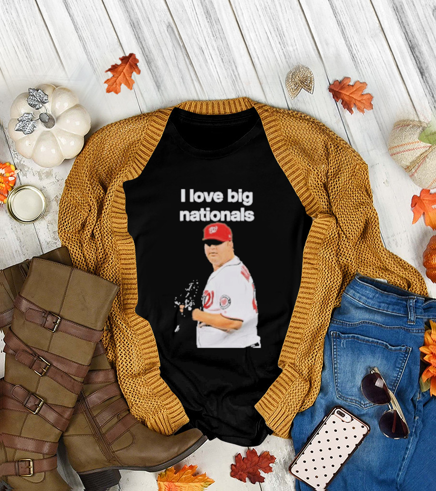 I Love Big Nationals Baseball Matt Albers T-Shirt