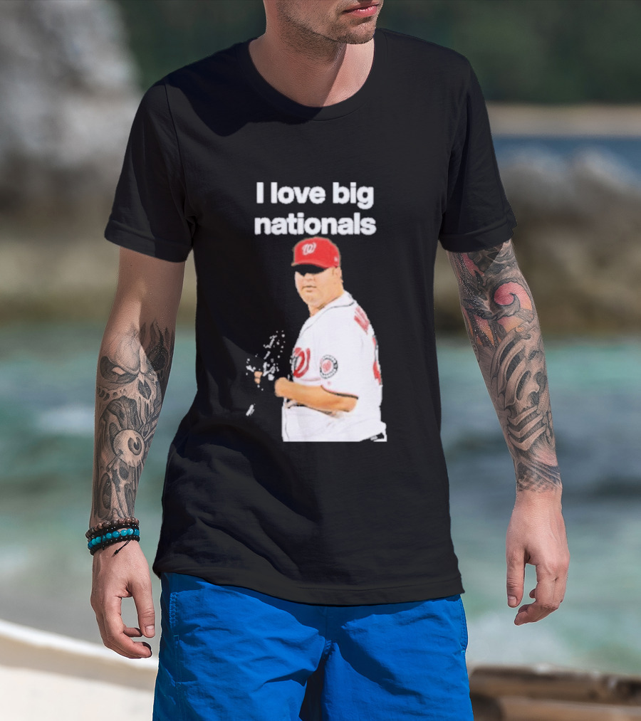 I Love Big Nationals Baseball Matt Albers T-Shirt