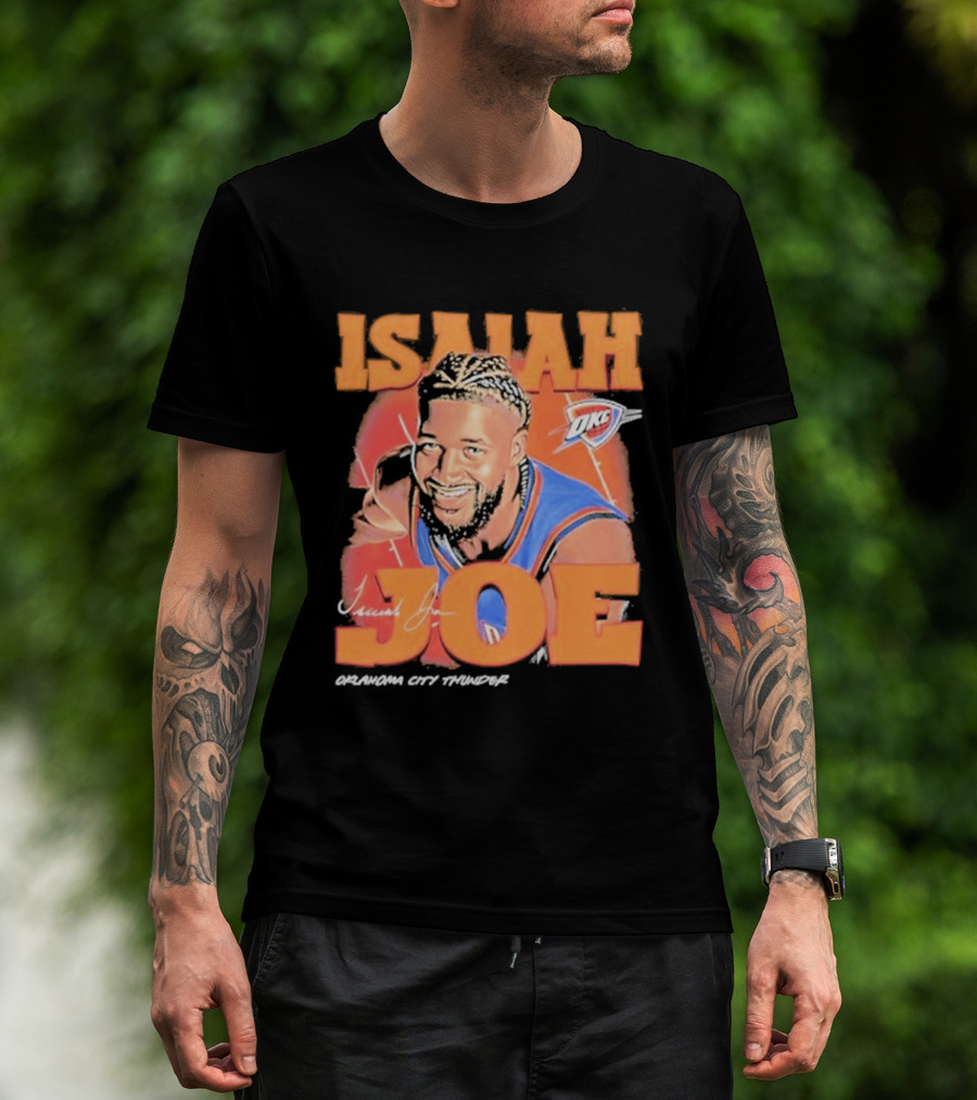 Isaiah Joe Oklahoma City Thunder Airbrush Signature T-Shirt