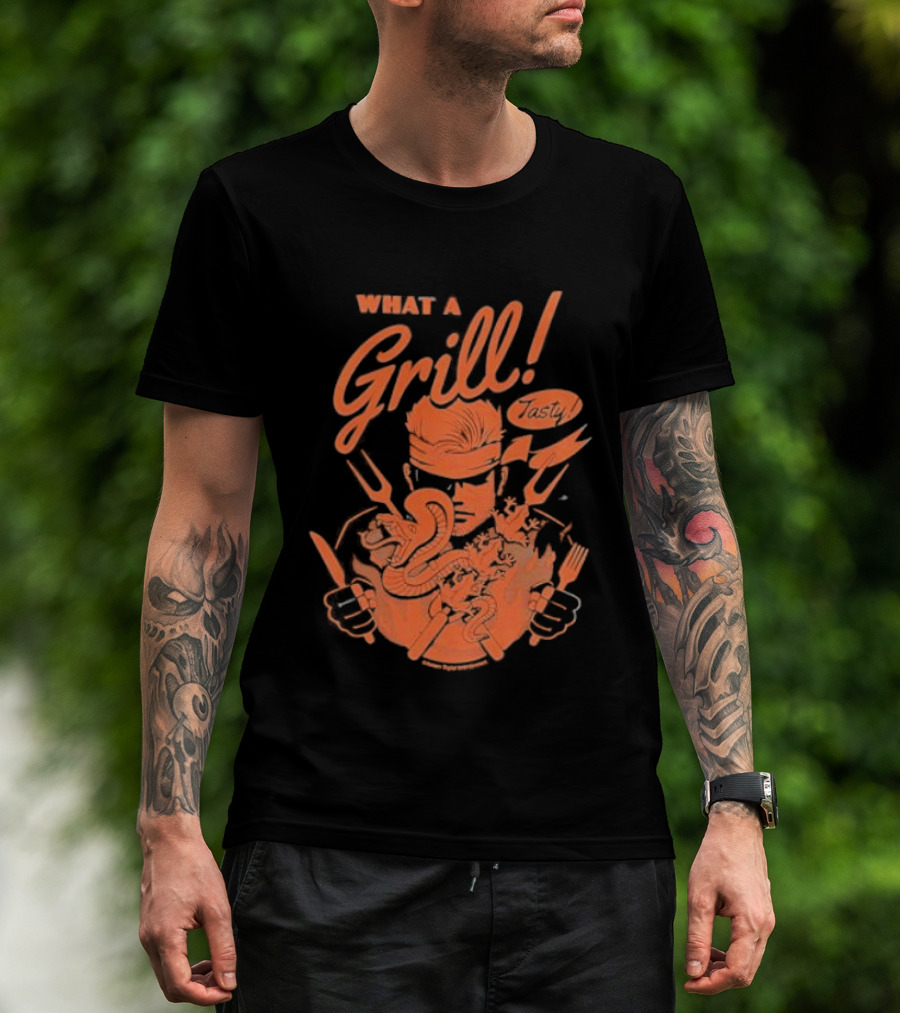 What A Grill 1964 Fangamer Metal Solid Video Game T-Shirt