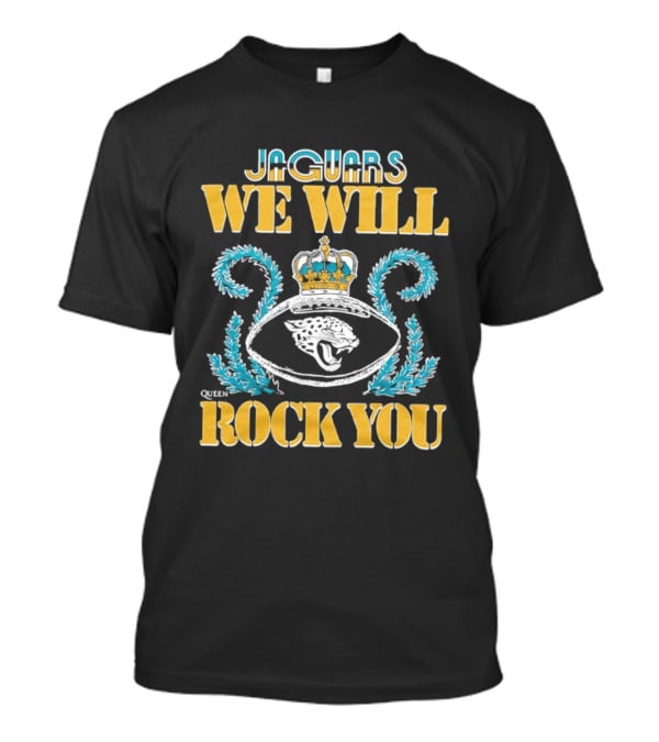 Jaguars We Will Rock You Crown Football T-Shirt