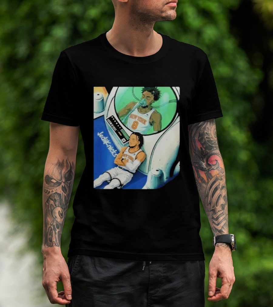 Jalen Brunson OG Anunoby New York Knicks 2026 Jedi+Knicks T-Shirt