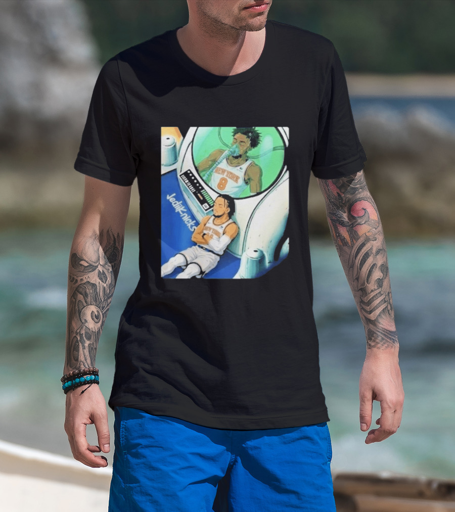 Jalen Brunson OG Anunoby New York Knicks 2026 Jedi+Knicks T-Shirt