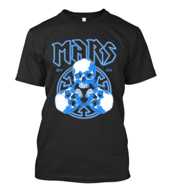 Thirty Seconds To Mars Blue Skulls European Tour 2027 T-Shirt