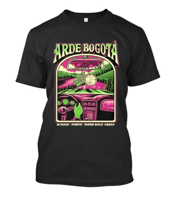 Arde Bogotá 16 Maio Porto Super Bock Arena 2026 Retro Road Trip T-Shirt