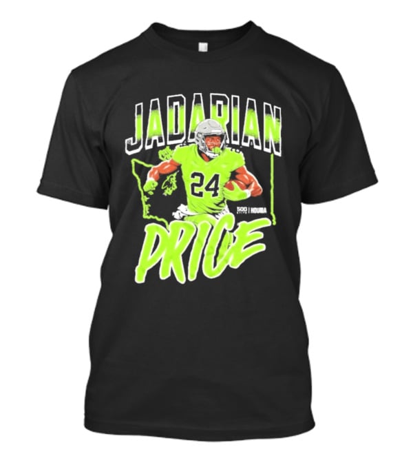 Jadarian Price 24 Seattle Football Running Back T-Shirt