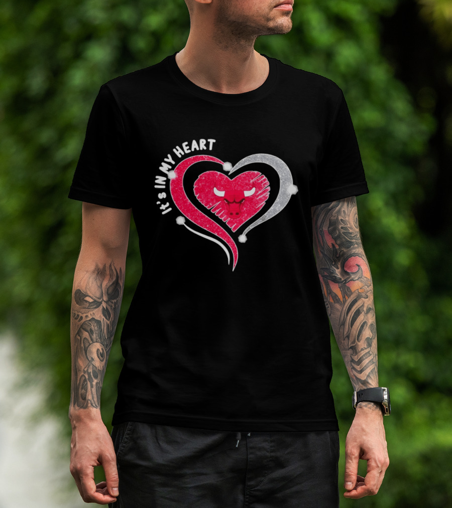 Chicago Bulls It's In My Heart Basketball NBA 2026 T-Shirt
