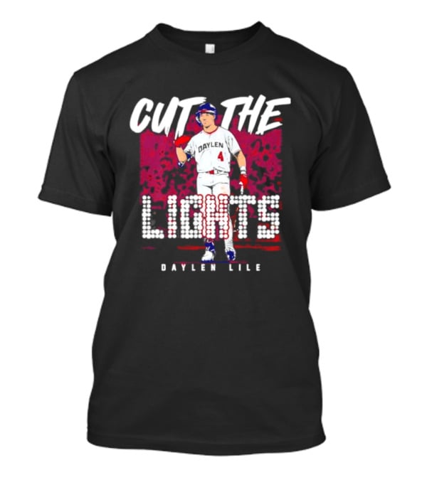 Daylen Lile Cut The Lights Washington Nationals MLB T-Shirt