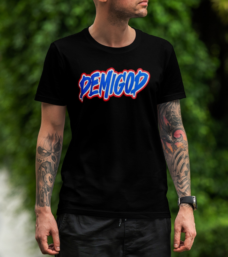 Demigod Greek Mythology Blue Red T-Shirt