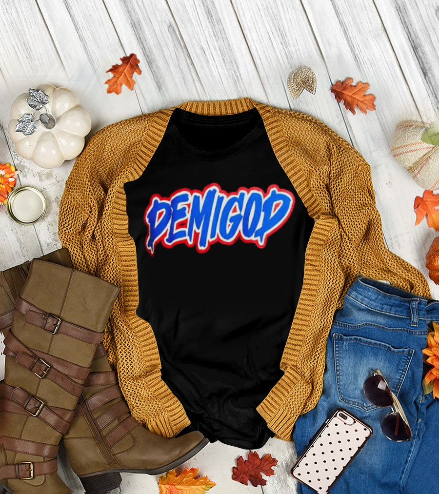 Demigod Greek Mythology Blue Red T-Shirt