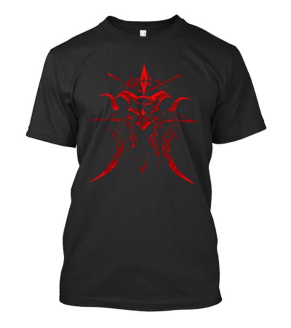 Diablo 4 Spiritborn Vessel Of Hatred Red Demon Glyph T-Shirt