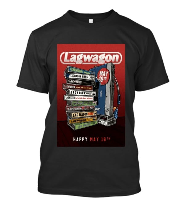 Lagwagon Happy May 16th Tour San Francisco 2026 T-Shirt