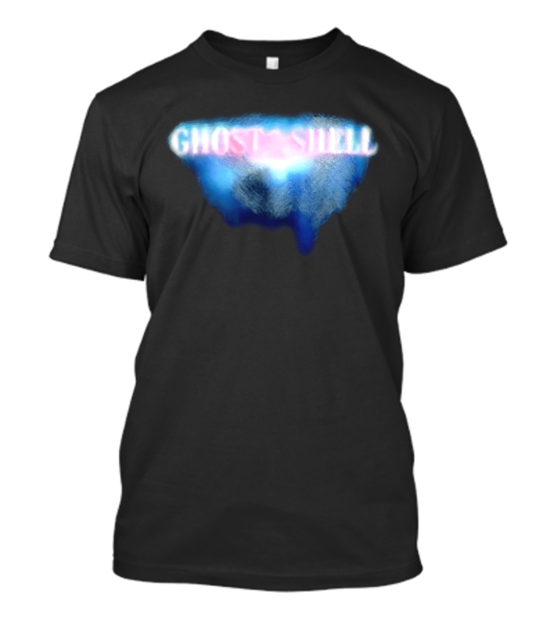 Ghost In The Shell Blue Illusion Polka Dot T-Shirt