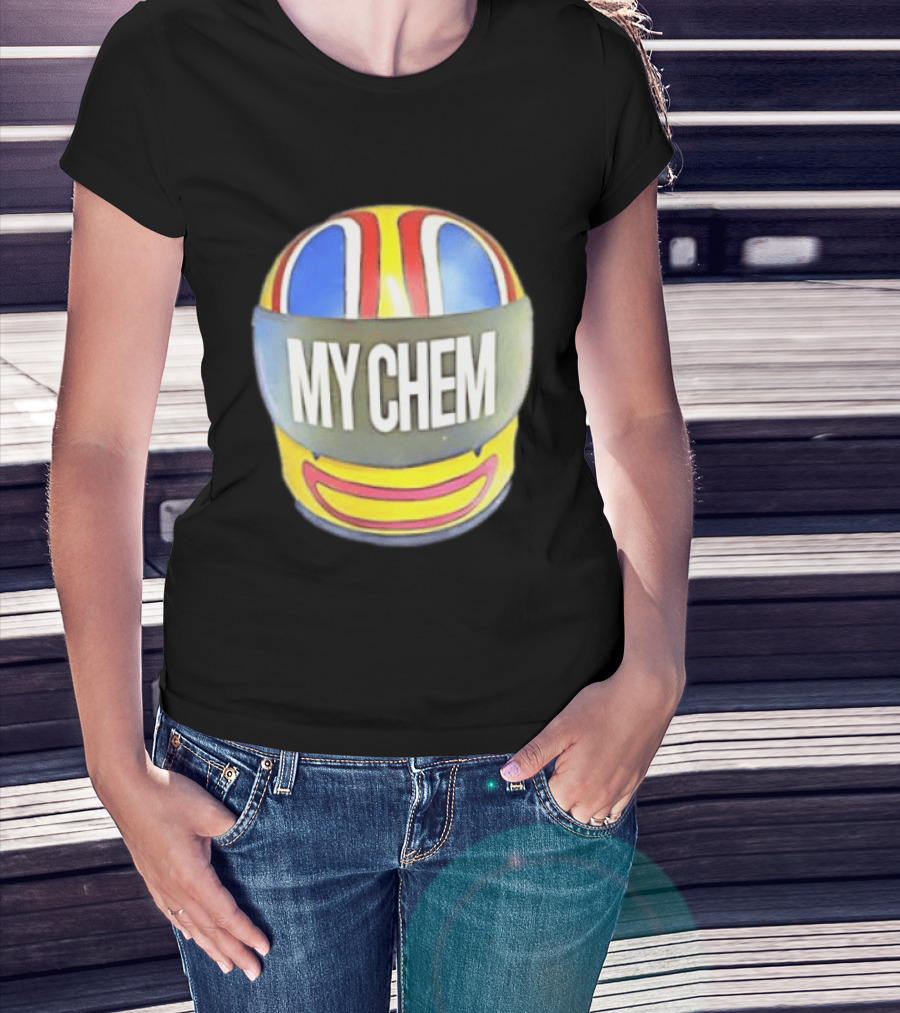 My Chem Helmet My Chemical Romance Music Lover Vibrant Racing T-Shirt