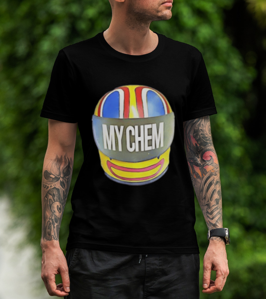 My Chem Helmet My Chemical Romance Music Lover Vibrant Racing T-Shirt