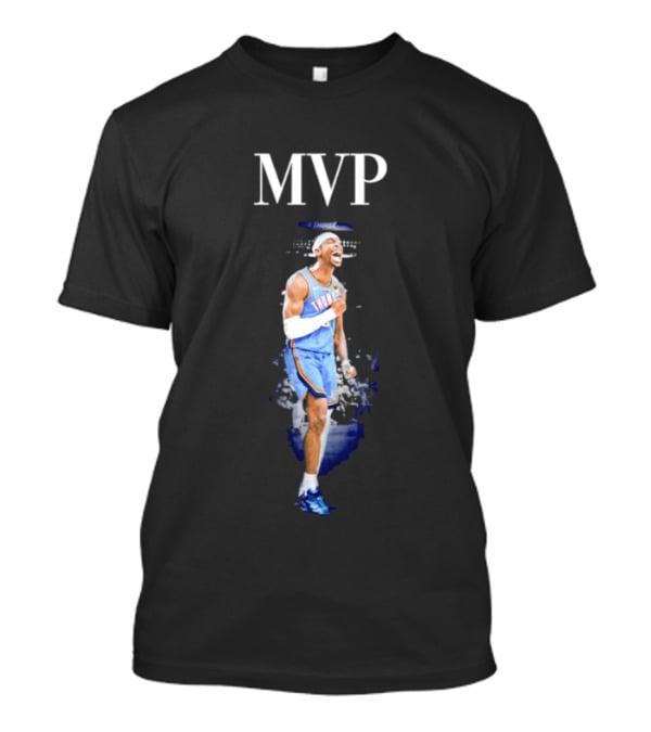 Shai Gilgeous Alexander MVP Back To Back NBA Oklahoma City Thunder T-Shirt