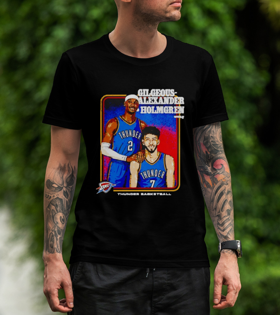 Gilgeous Alexander Holmgren OKC Thunder Basketball Step Brothers T-Shirt