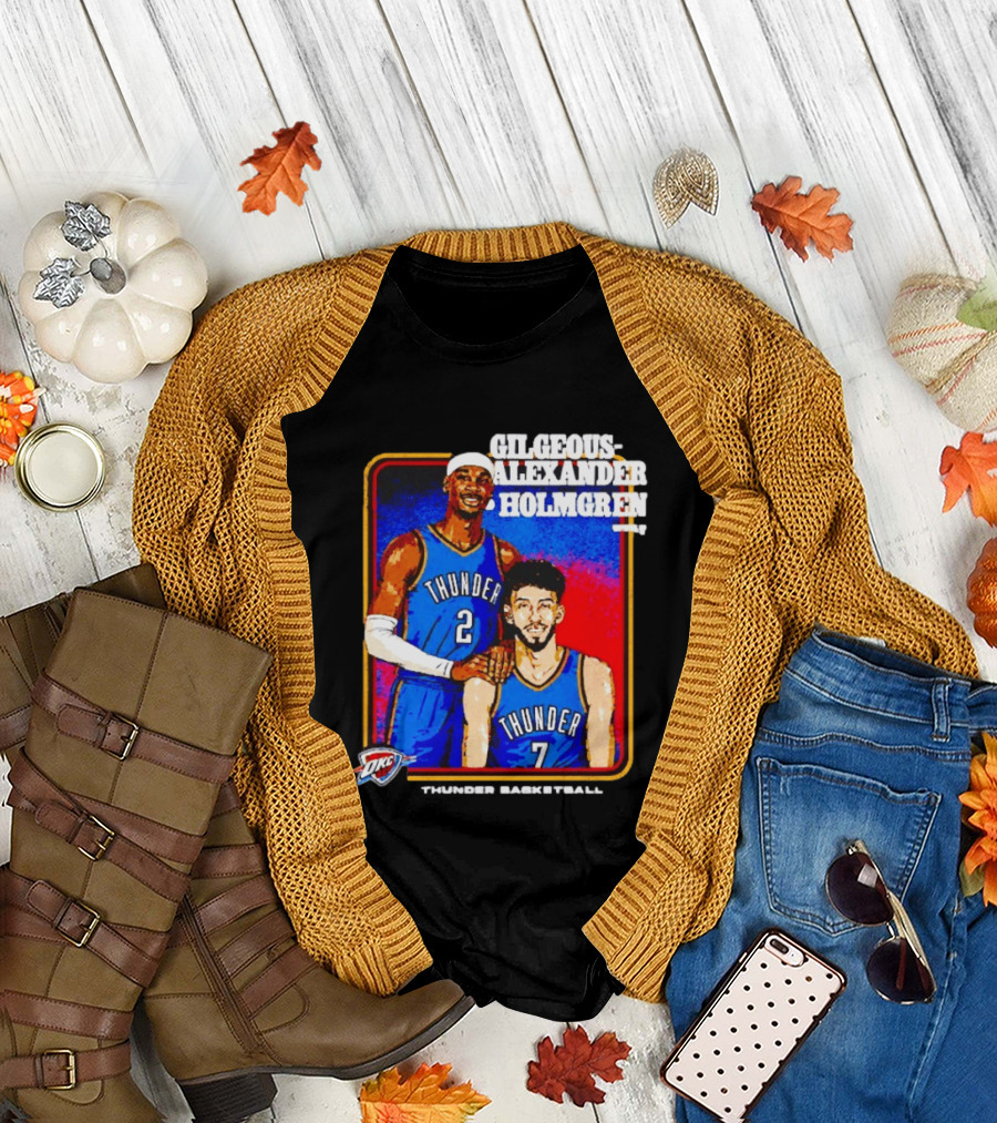 Gilgeous Alexander Holmgren OKC Thunder Basketball Step Brothers T-Shirt