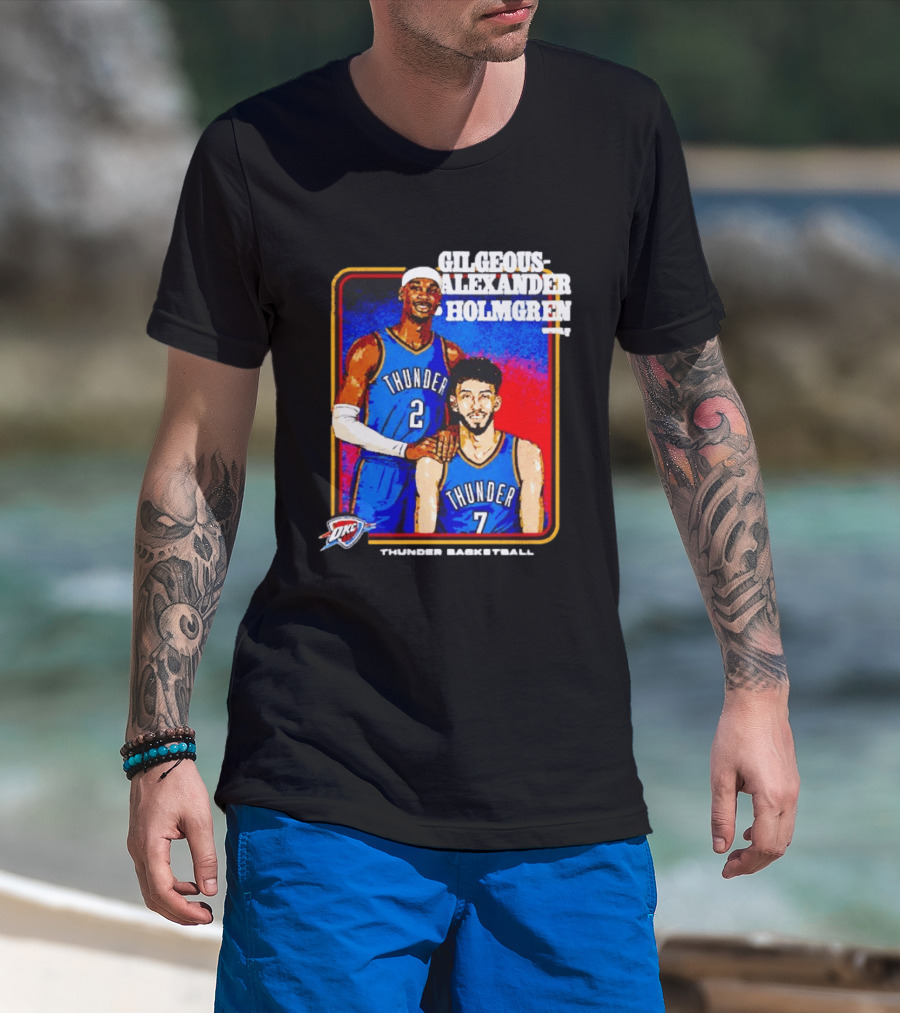 Gilgeous Alexander Holmgren OKC Thunder Basketball Step Brothers T-Shirt