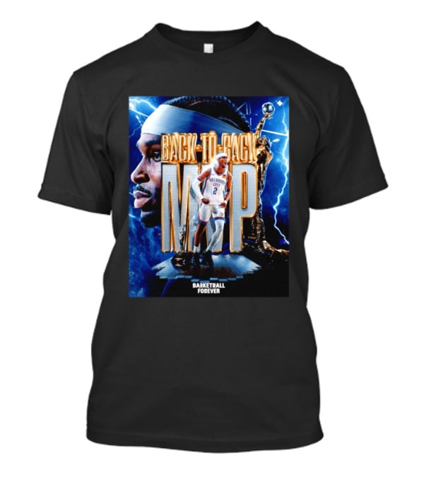 Back To Back MVP Oklahoma City Basketball Forever T-Shirt