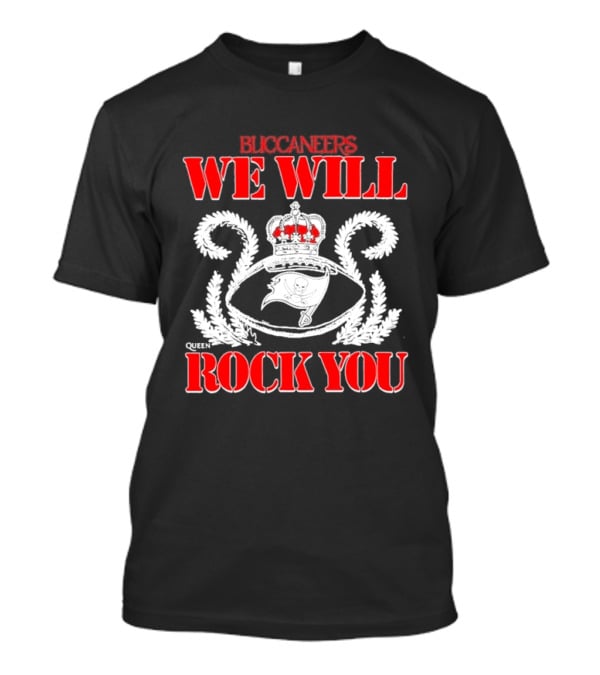 2026 Tampa Bay Buccaneers We Will Rock You Queen Tri Blend T-Shirt