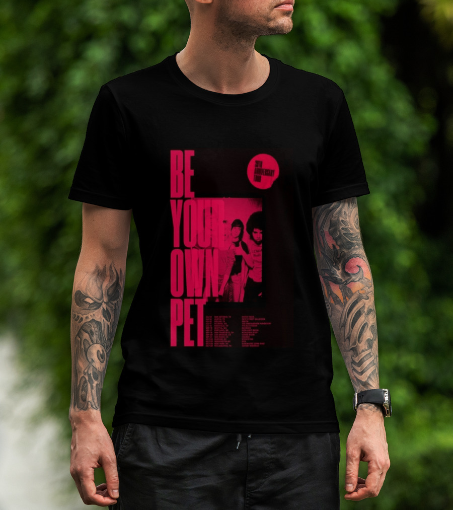 Be Your Own Pet 20th Anniversary Tour 2026 T-Shirt